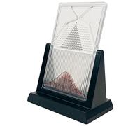THUCHENYUC Tableau De Galton De Bureau, Modèle De Démonstration De Probabilité avec Courbe en Cloche Outil Expérimental Efficace De Loi Statistique Fournissant for La Distribution Aléatoire