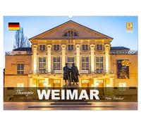 Thüringen - Weimar (Wandkalender 2027 DIN A2 quer), CALVENDO Monatskalender: 12 Monate mit der wunderbaren Stadt Weimar in Thüringen - die Stadt der ... im sehenswerten Bundesland Thüringen.