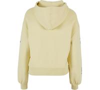 Thug Life Sweat-shirt 'Caution' citron / argent, Taille XXXL