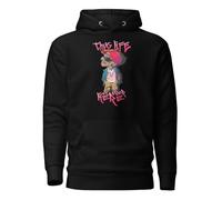 Thug Life Drop The T Get Over Here Sweat à capuche drôle de style urbain adulte, Noir , S