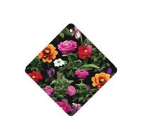 Thug Life Lot de 10 feuilles de désodorisant pour voiture avec corde Motif fleurs