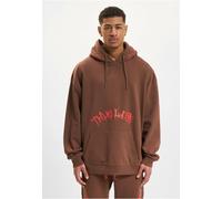Thug Life Sweat-shirt 'Thug Life' marron / rouge, Taille S