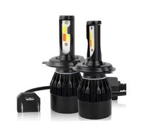 THUJMGH Kit de phares Ampoules LED pour phares de voiture, feux antibrouillard, pour motos, H1, H4, H7, H8, H9, H11, 9005/HB3, 9006/HB4(H1)