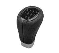 THUJMGH Pommeau de Levier de Vitesse Cuir Pommeau de levier vitesse automatique 5/6 vitesses pour BMW Série 3 E92 E93 LCI 25118037305 8037305 Levier de vitesse(5 Speed No Label)