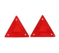 THUJMGH Triangle de Panne Réflecteur d'avertissement Triangulaire, Plaque de Camion, feu arrière, Panneau réfléchissant sécurité, d'arrêt(A1)