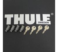 Thule 4 Clés De Remplacement + Serrure En Acier N102 Pour Porte-Vélos