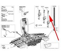 Thule Easyfold Xt 934 Bike Arm 52845 Spare Part Noir Black
