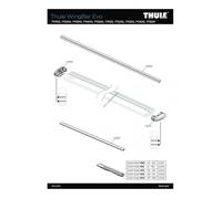 Thule 52990 joint inférieur WingBar evo-THULE
