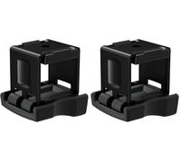 Thule ADAPTADOR SQUAREBAR Para Ski Kayak 889704 Taille Unique Noir (Lot de 2)