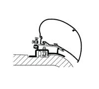 Thule adaptateur Ducato H2 1994-2006