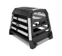 Thule Allax Threshold Compatible Cage Chien pour Voiture avec Un Plancher De Coffre Abaissé Black/Aluminum, XS