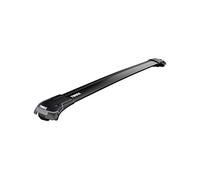 Thule - Barres de toit WingBar Edge (M) 9582B en alu pour barres de toit longitudinales - Noir, Aluminium, Noir, M