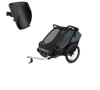 Thule Chariot Cab Dark Slate Remorque Vélo 1-2 Places + Porte-Bidons