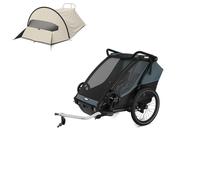 Thule Chariot Cab Dark Slate Tente Tarp Remorque Vélo 1-2 Places Enfant