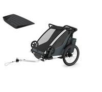 Thule Chariot Cross 2 Places Double Multisport Remorque À Vélo Dark Slate...
