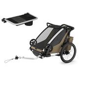 Thule Chariot Cross 2 Places Double Multisport Remorque À Vélo Faded Khaki...