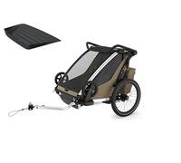 Thule Chariot Cross 2 Places Double Multisport Remorque À Vélo Faded Khaki...