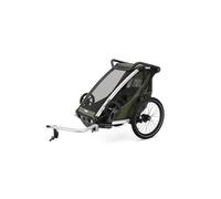 Thule Remorque vélo Chariot Lite Single – jusqu'à 22 kg, garçon – Vintage Green