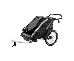 Thule Chariot Lite 2 Remorque Poussette Unisexe Adulte, Agave, Uni