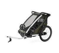 Thule Remorque vélo Chariot Lite Single – jusqu'à 22 kg, garçon – Vintage Green