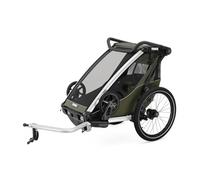 Thule Remorque vélo Chariot Lite Single – jusqu'à 22 kg, garçon – Vintage Green