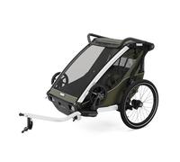 Thule Chariot Lite Double Bike Trailer Vert Max 22 kg Garçon Vintage Green