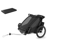 Thule Chariot Sport 2 Places Double Multisport Remorque À Vélo Noir