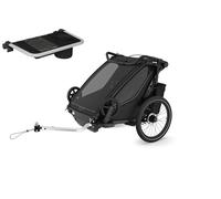 Thule Chariot Sport 2 Places Double Multisport Remorque À Vélo Noir