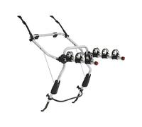 Thule ClipOn 3 9104, Porte-vélos sur hayon facile à utiliser, conçu pour les voitures familiales et les breaks (pour 3 vélos), Noir/gris