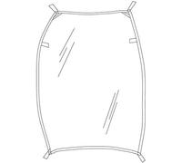 Thule COBERTOR Transparente CARRITO Doble 17-X