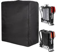 Thule Easyfold 931 And 933 Bicycle Carrier Bag 600d Oxford Fabric With Flap,Zip And Grip Hole For Folding Carrier Handles,Black,60 X 30 X 70 Cm
