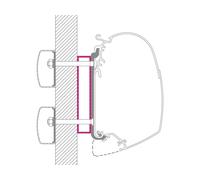 Thule entretoise adaptateur Dethleffs Globebus 8000