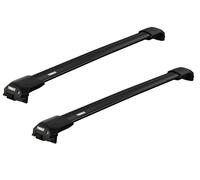 Thule Galerie de Toit Edge Raised Rail Wingbar Noir pour Toyota Land Croisière