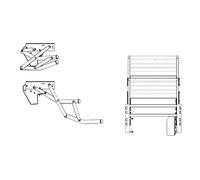 Thule Omnistor Marchepied électrique Double Step 12 V 440 en Aluminium