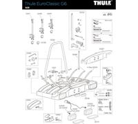 Thule Pièce de rechange EuroClassic 929/934 bras court Noir