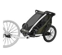 Thule Remorque vélo Chariot Lite Single – jusqu'à 22 kg, garçon – Vintage Green