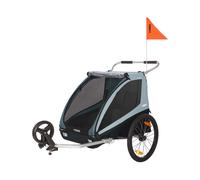 Thule - Remorque pour vélo 2 places convertible en poussette - Coaster XT Blue - Bleu Bleu