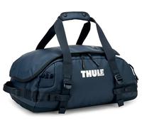 Thule Sac de sport Chasm Recycled Duffel 30 L, convertible en sac à dos, zips verrouillables, Bleu