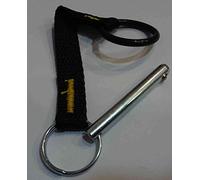 Thule Sangle de Chariot - Goupille de Fixation avec Anneau 2002-, Noir