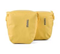 Paire de sacoches de porte bagages thule shield pannier 13l jaune