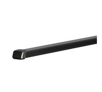 Thule SquareBar 220, Barres de toit carrées traditionnelles en acier revêtues de plastique noir. Renforcées (3 mm).