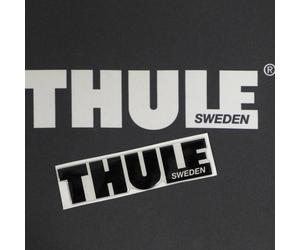 Thule Sticker Logo 3D Schriftzug Noir Black 14713