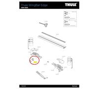 Thule th1500052513 Protection, Mixte Adulte, Carbone, Taille Unique