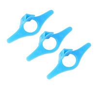 Thumb Bookmark Page Holder 10 Pcs Practical Finger Ring Book Marker Reading Tools for Book Lovers Students Durable PP Material Blue Color 3.14 x 1.18 x 0.78 inch