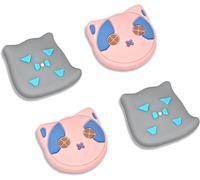 Thumb Grip Cap for Switch/Switch OLED/Switch Lite JoyCon,Silicone Joystick Caps Kawaii Analog Thumb Grip Soft Button Cover Compatible with Switch,Cat