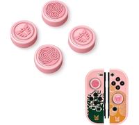 Thumb Grip Caps for Switch/Switch/Lite/Switch OLED,Switch Joystick Cover Switch Button Caps Thumb Grip Cover Pink Wings + Swirls