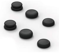 Thumb Grip Set,CQC and FPS Joystick Cap,Analog Stick Cap for Nintendo Switch and OLED Switch Joycon Controller-Black,3 Pairs (6 Pieces)