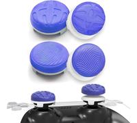 Thumb Grips Pour Manette Ps4 Et Pour Manette Ps5, 4 Pièces Silicone Capuchon Joystick Grips Pour Améliorer Viser, Contrôle Et Précision, Réduire Pouce Glisser, Indigo