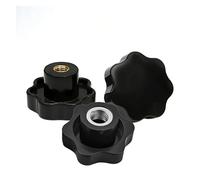 Thumb Nuts Star Mechanical Thumb Nuts Bouton de serrage manuel en bakélite, filetage M4-M16, multicolore, plusieurs tailles(Galvanized Steel,Head 25xM4)