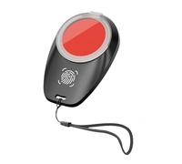Thumb Print Ink Pad - Fast Drying Fingerprint Pad | Waterproof Red Stamp with Lanyard, Professional Ink for Notary Public, Security Verification, Banking Records, Legal Identification